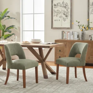 Nakenzie Upholstered Back Side Dining Chair (Set of 2)